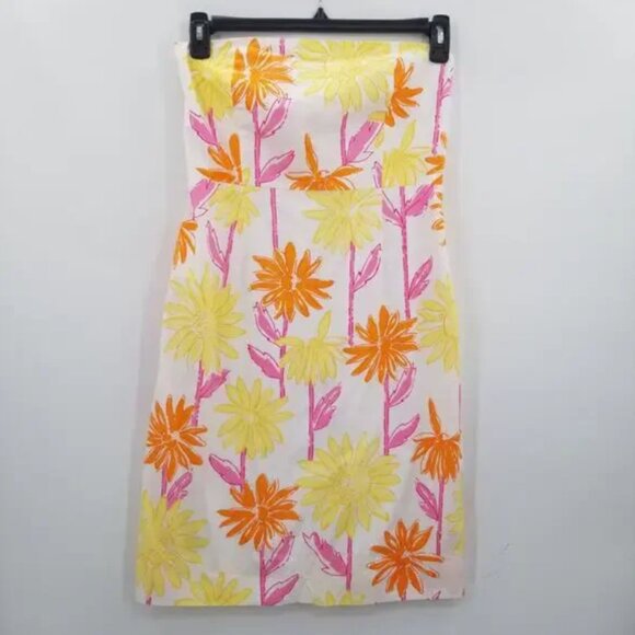 Lilly Pulitzer Dresses & Skirts - Lilly Pulitzer Vintage Size 8 Elastic Back Strapless Audrey Dress Day and Night